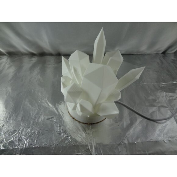 Crystal-Inspired LED Table Lamp With Geometric Design & Warm White Glow - Picture 11 of 15